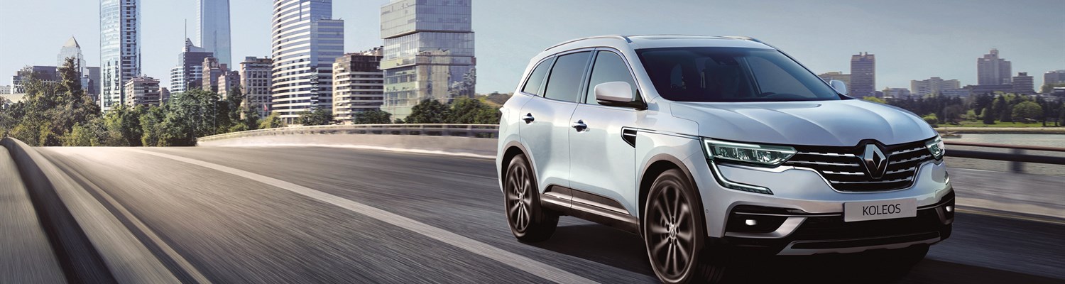 New Renault Koleos driving on the road
