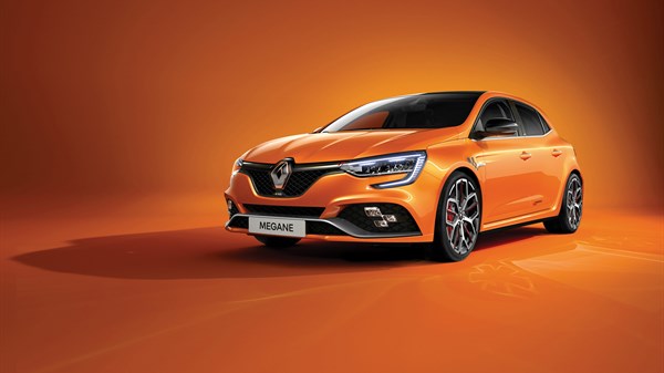 Renault megane rs 300 trophy Orange color